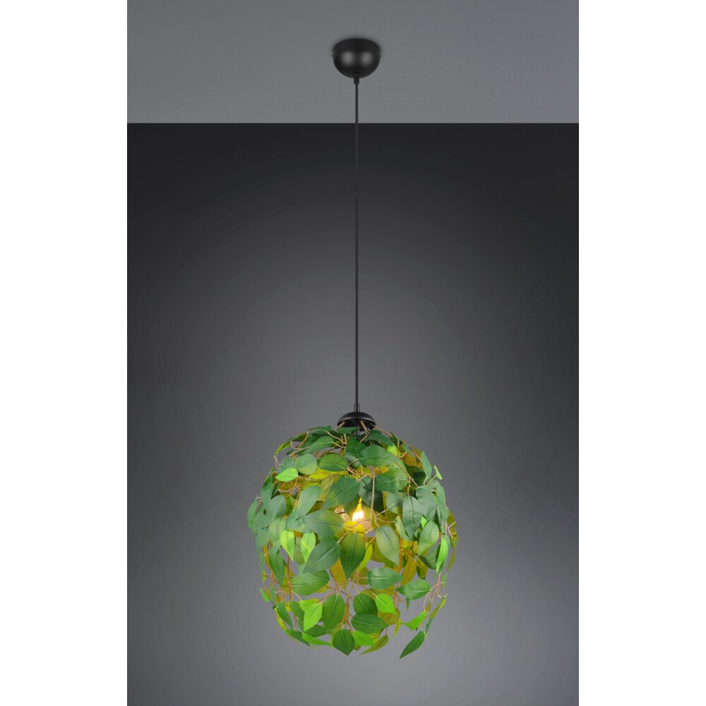 Reality Leavy Hanglamp Zwart, 1-licht main product photo
