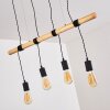 Oostkapelle Hanglamp Zwart, 4-lichts