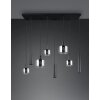 Trio verlichting Mataro Zwart, 8-lichts