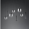 Trio verlichting Mataro Zwart, 8-lichts