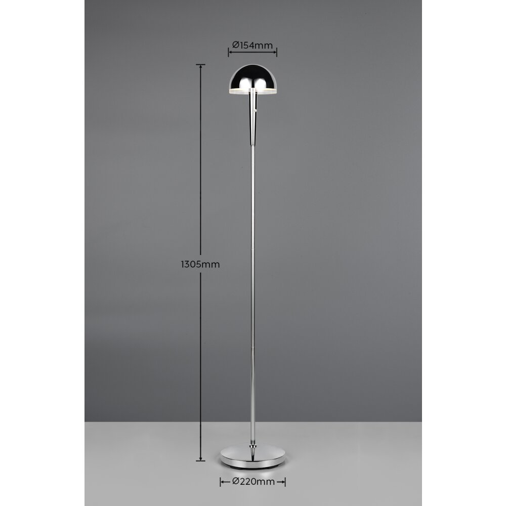 Reality Mendorez Staande lamp LED Chroom, 1-licht