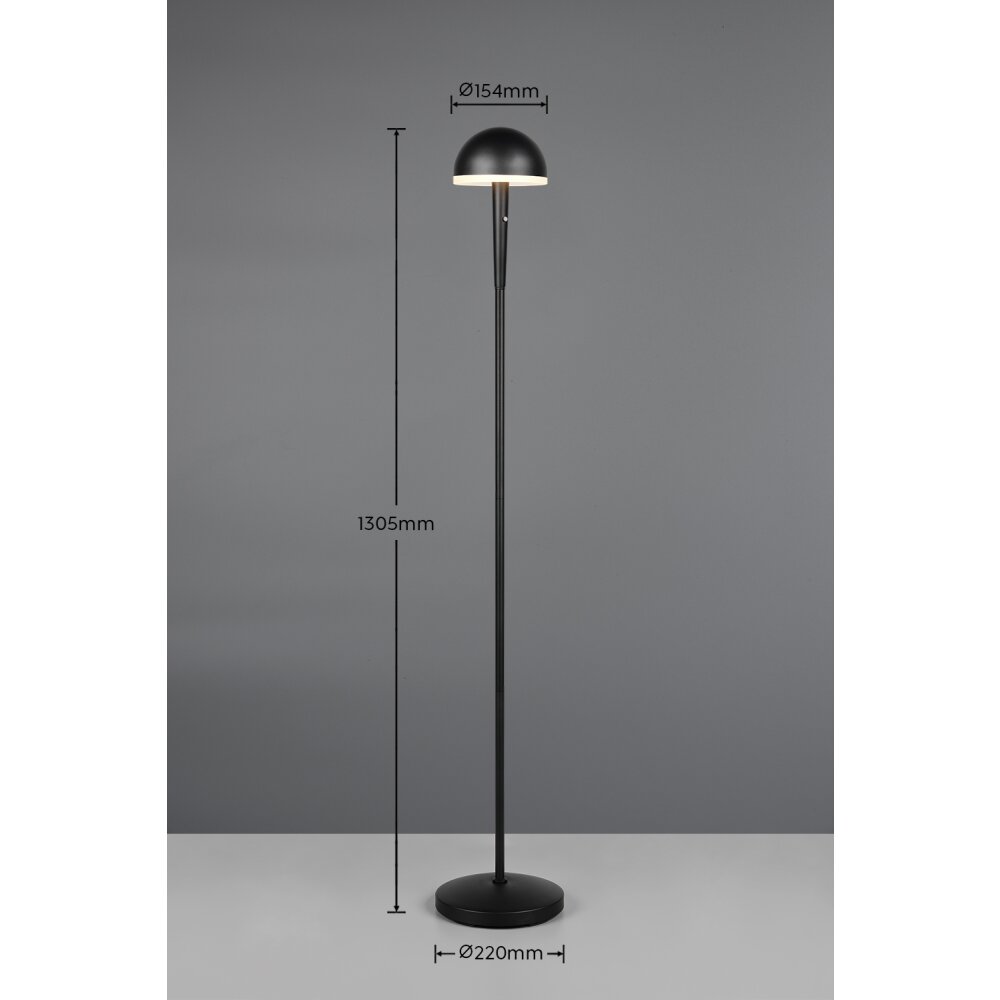 Reality Mendorez Staande lamp LED Zwart, 1-licht