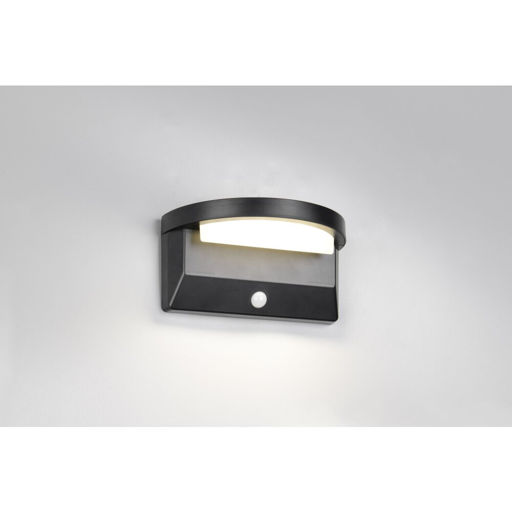 Reality Moro Wandlamp LED Zwart, 1-licht, Bewegingsmelder main product photo