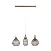 Trio verlichting SORAYA Hanglamp Oud messing, 3-lichts