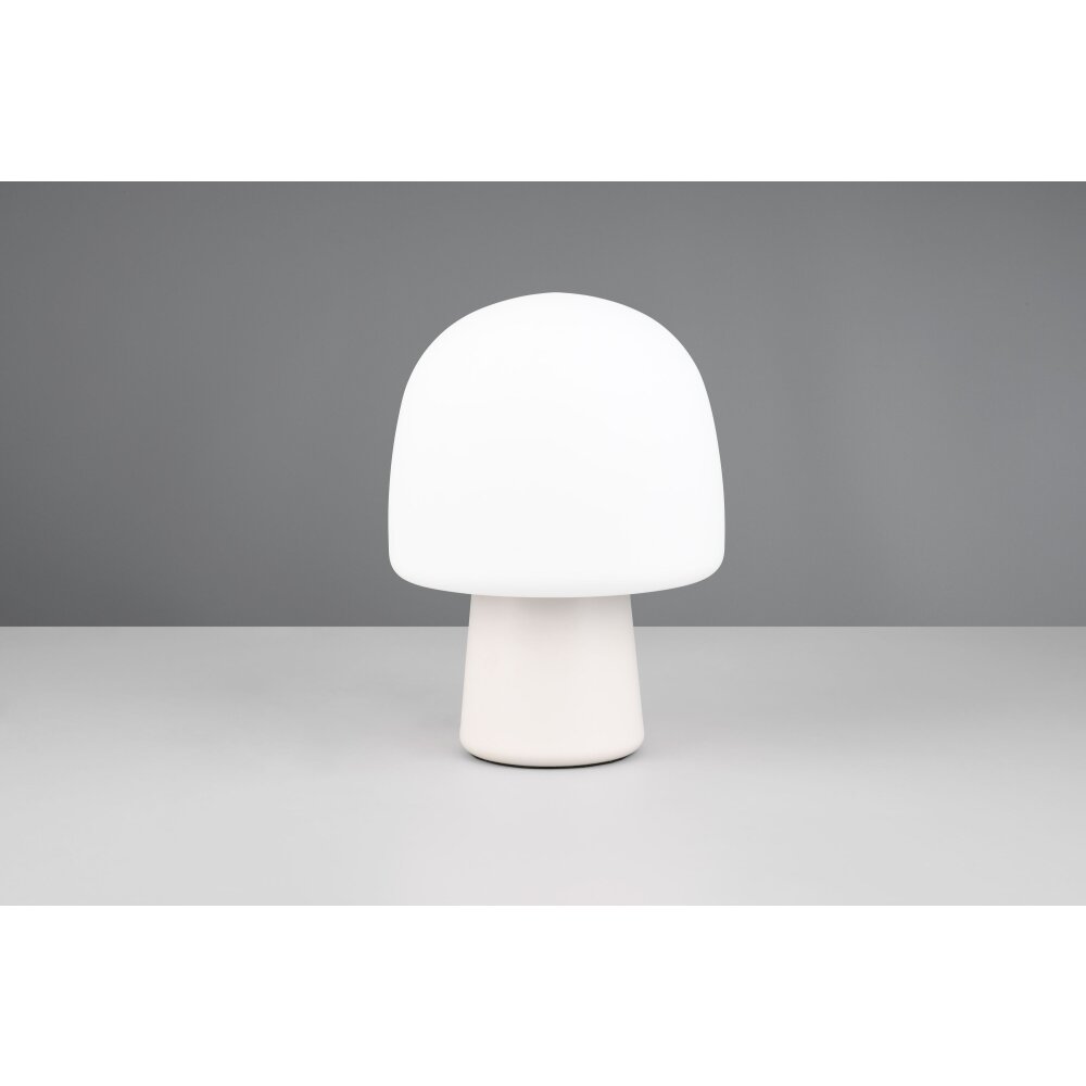 Paddenstoel look Trio verlichting Steen Tafellamp Grijs, 1-licht main product photo