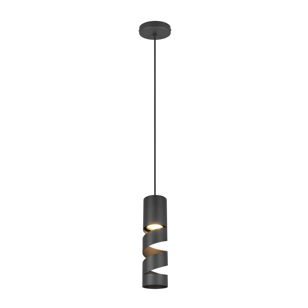 Trio verlichting Stream Hanglamp Zwart, 1-licht main product photo