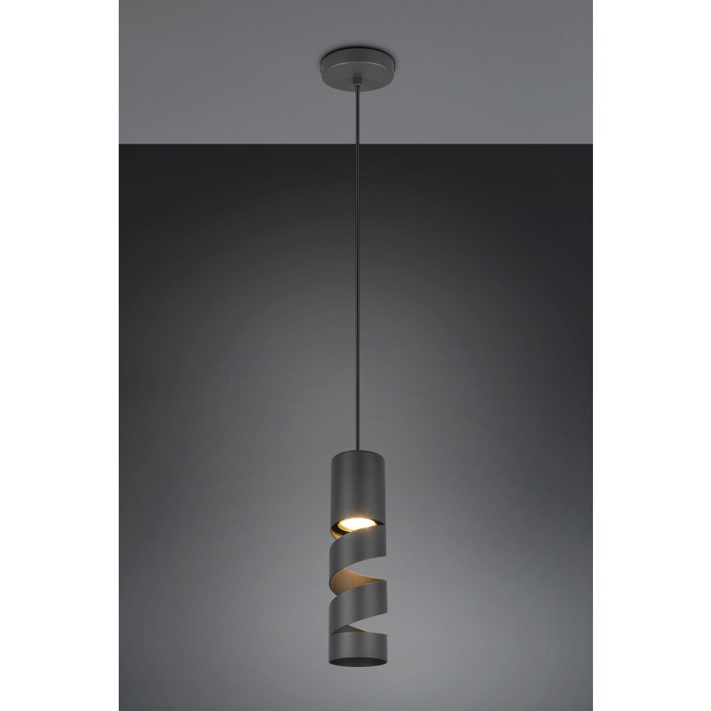 Trio verlichting Stream Hanglamp Zwart, 1-licht