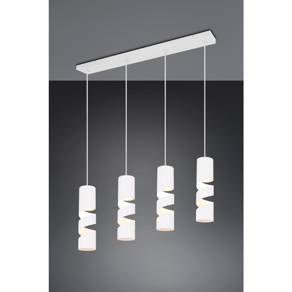 Trio verlichting Stream Hanglamp Wit, 4-lichts main product photo