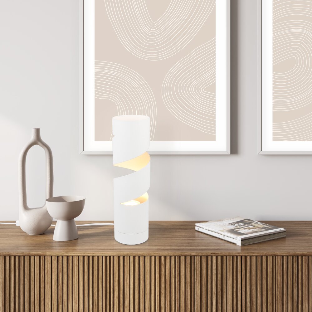 Trio verlichting Stream Tafellamp Wit, 1-licht