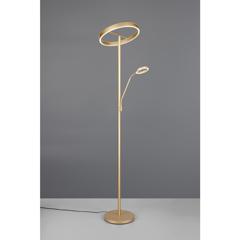 Trio verlichting Willis Staande lamp LED Goud, 2-lichts main product photo