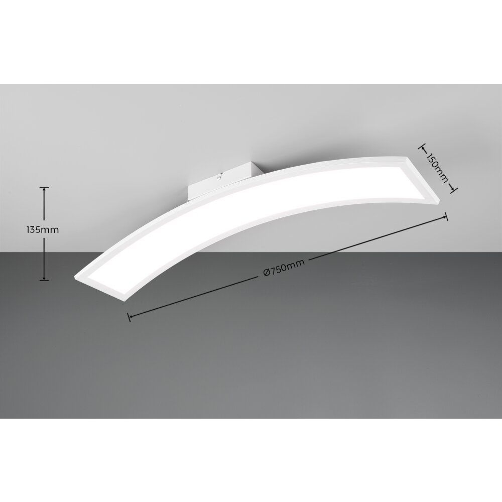 Reality Sigma Plafondlamp LED Wit, 1-licht