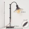 Nibyn Tafellamp Beige, Donkerbruin, 1-licht