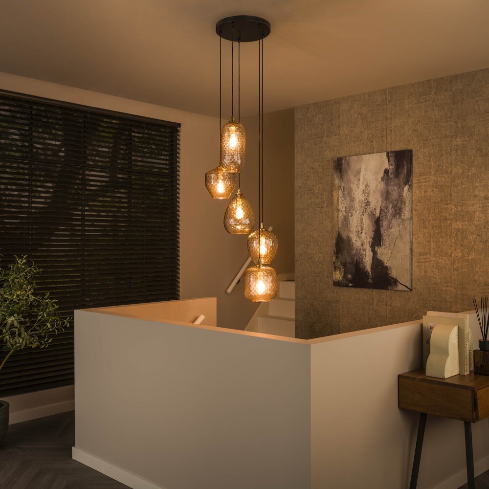 Escusa Hanglamp Antraciet, 5-lichts main product photo