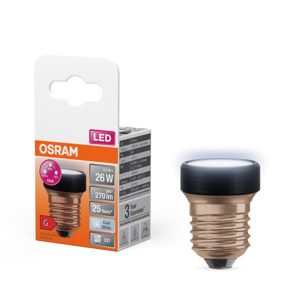 Osram E27 3.5 Watt neutraal wit 270 Lumen main product photo