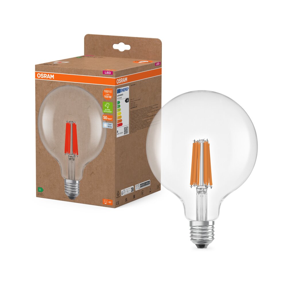 Osram E27 7.2 Watt neutraal wit 1521 Lumen main product photo