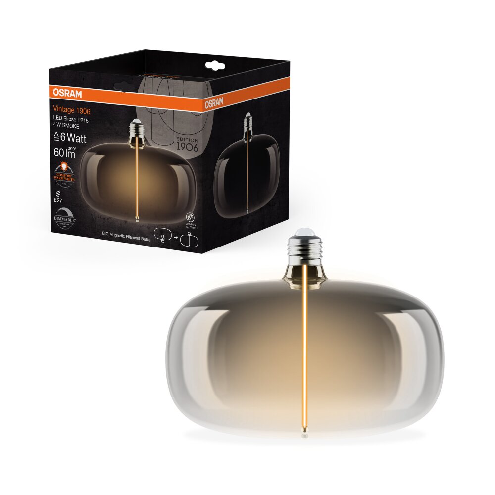 Osram E27 4 Watt warm wit dimbaar 60 Lumen main product photo