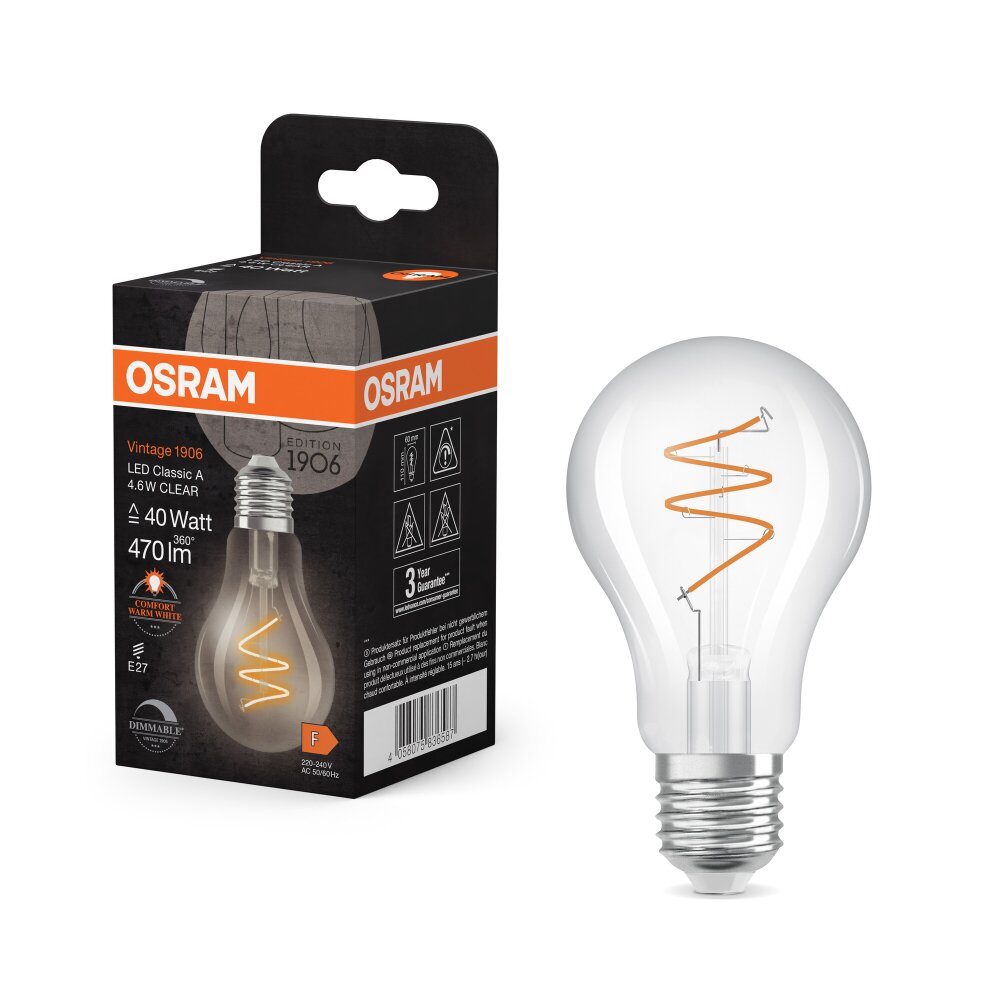 Osram 4.6 Watt warm wit dimbaar 470 Lumen main product photo
