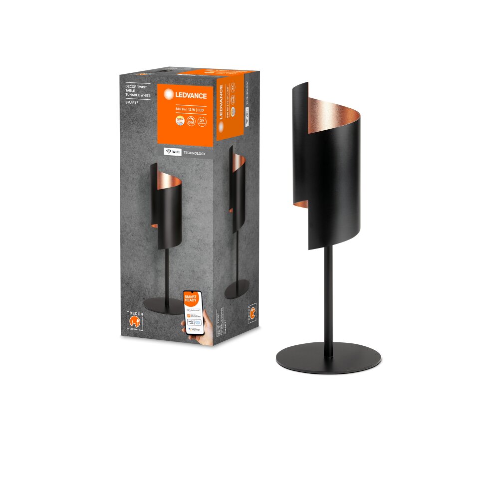 Ledvance DECOR Tafellamp LED Zwart, 1-licht main product photo