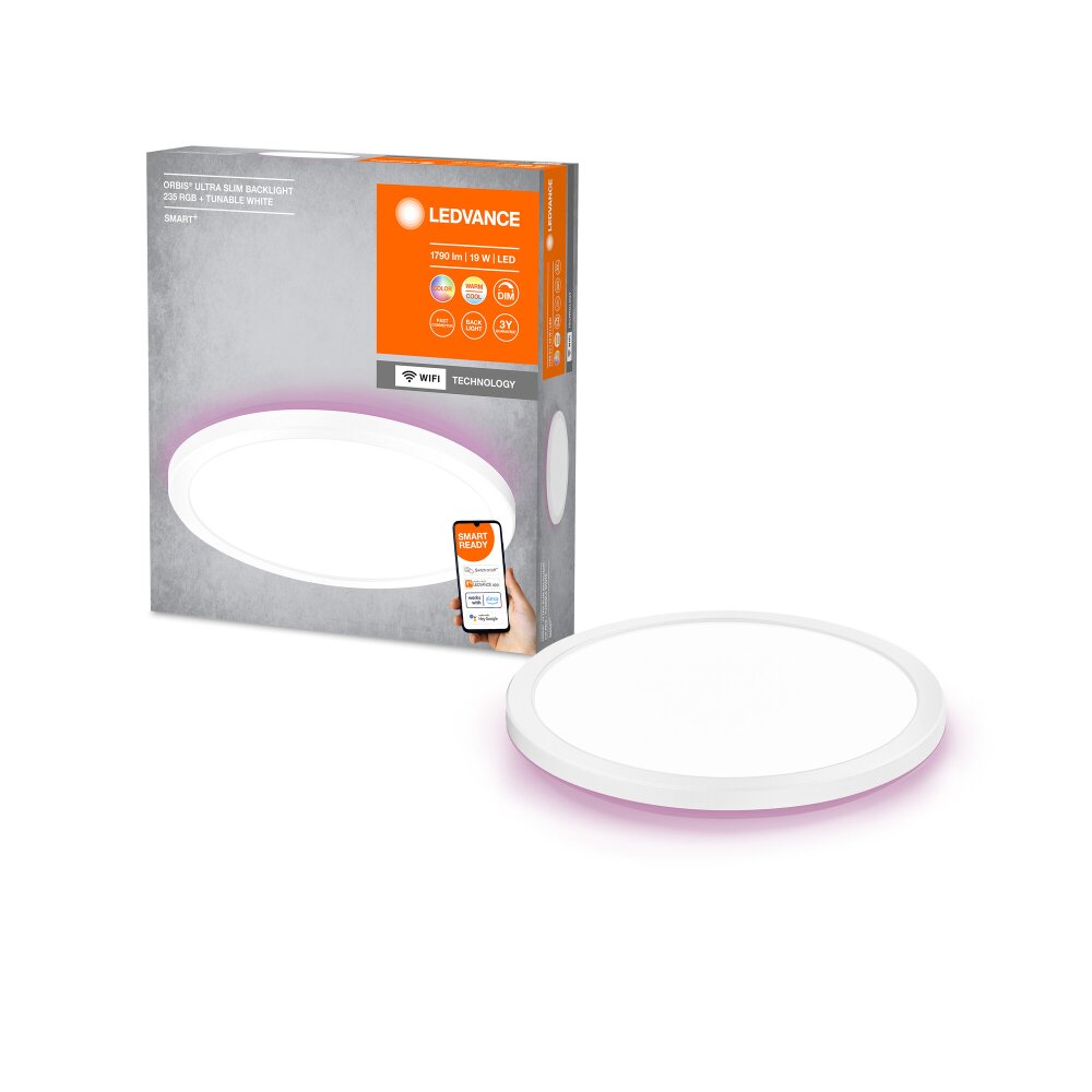 Ledvance ORBIS Wand- en plafondlamp LED Wit, 1-licht, Kleurwisselaar main product photo