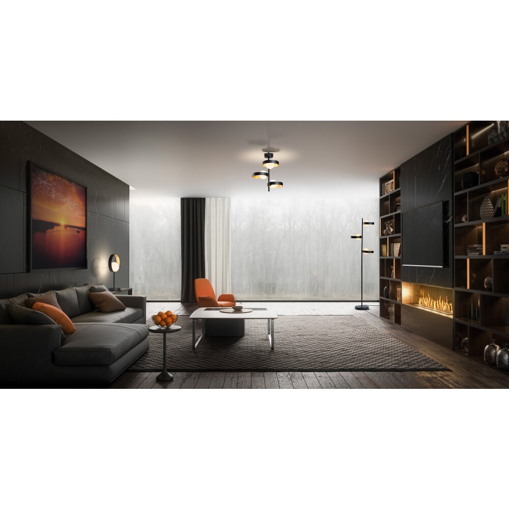 Ledvance DECOR Wand- en plafondlamp Zwart, 1-licht
