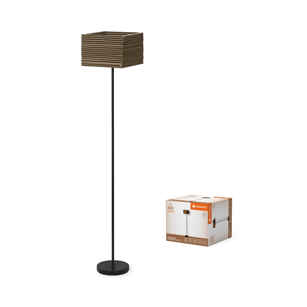 Ledvance DECOR Wand- en plafondlamp Bruin, 1-licht main product photo