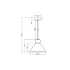 Ledvance DECOR Wand- en plafondlamp houtlook, Wit, 1-licht