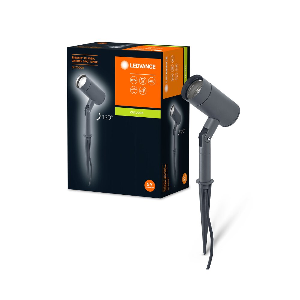 Ledvance ENDURA Buitenlicht Grijs, 1-licht main product photo