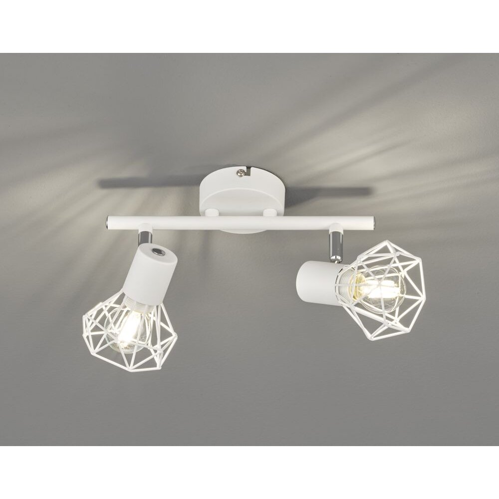 Fischer & Honsel Ran Railspot Wit, 2-lichts