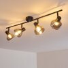 Tyksov Plafondlamp Zwart, 4-lichts