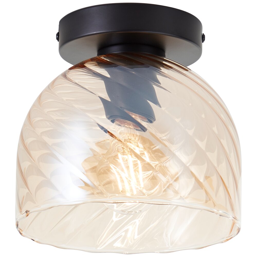 Briljante lampen Casto Plafondlamp Zwart, 1-licht main product photo