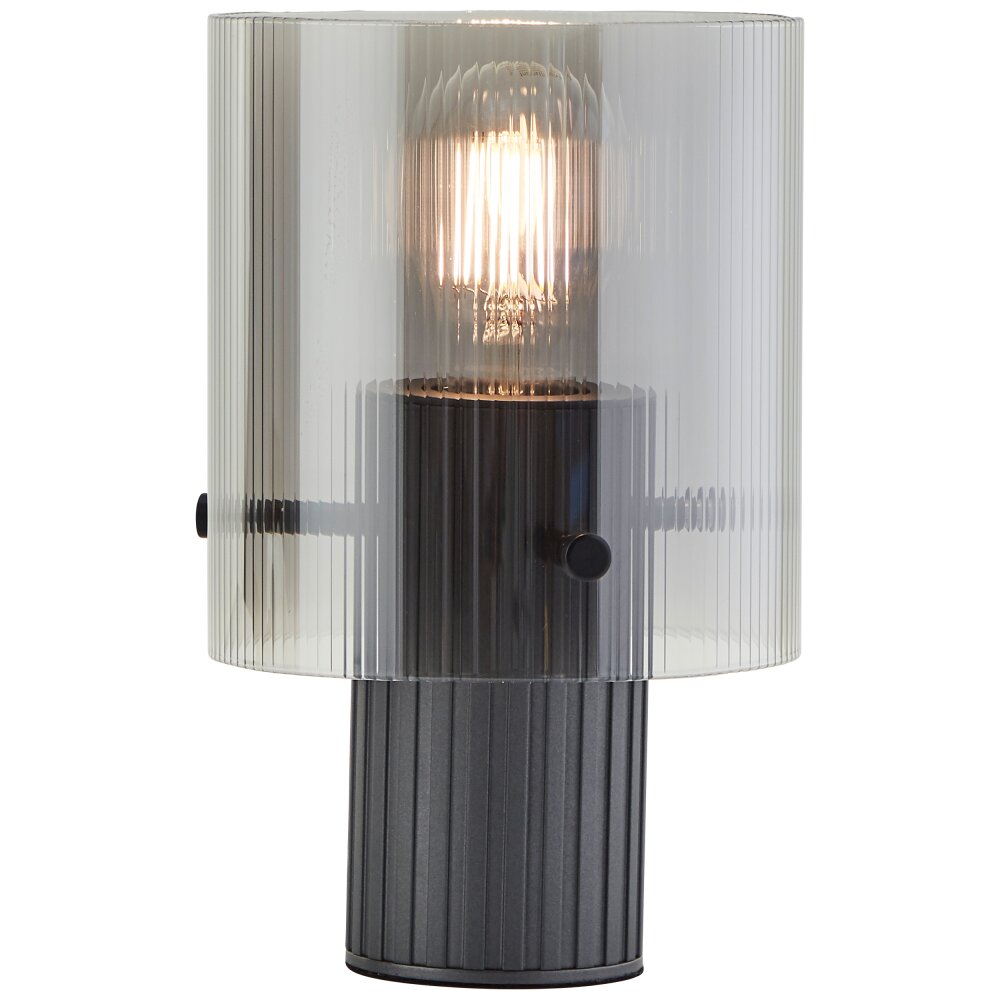 Briljante lampen Riffelini Tafellamp Zwart, 1-licht main product photo