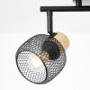 Briljante lampen Giada Plafondspot Zwart, 2-lichts
