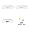 Briljante lampen Ellia Paneel LED Wit, 1-licht, Afstandsbediening
