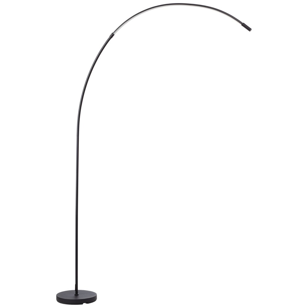 Briljante lampen Bow Staande lamp LED Zwart, 1-licht