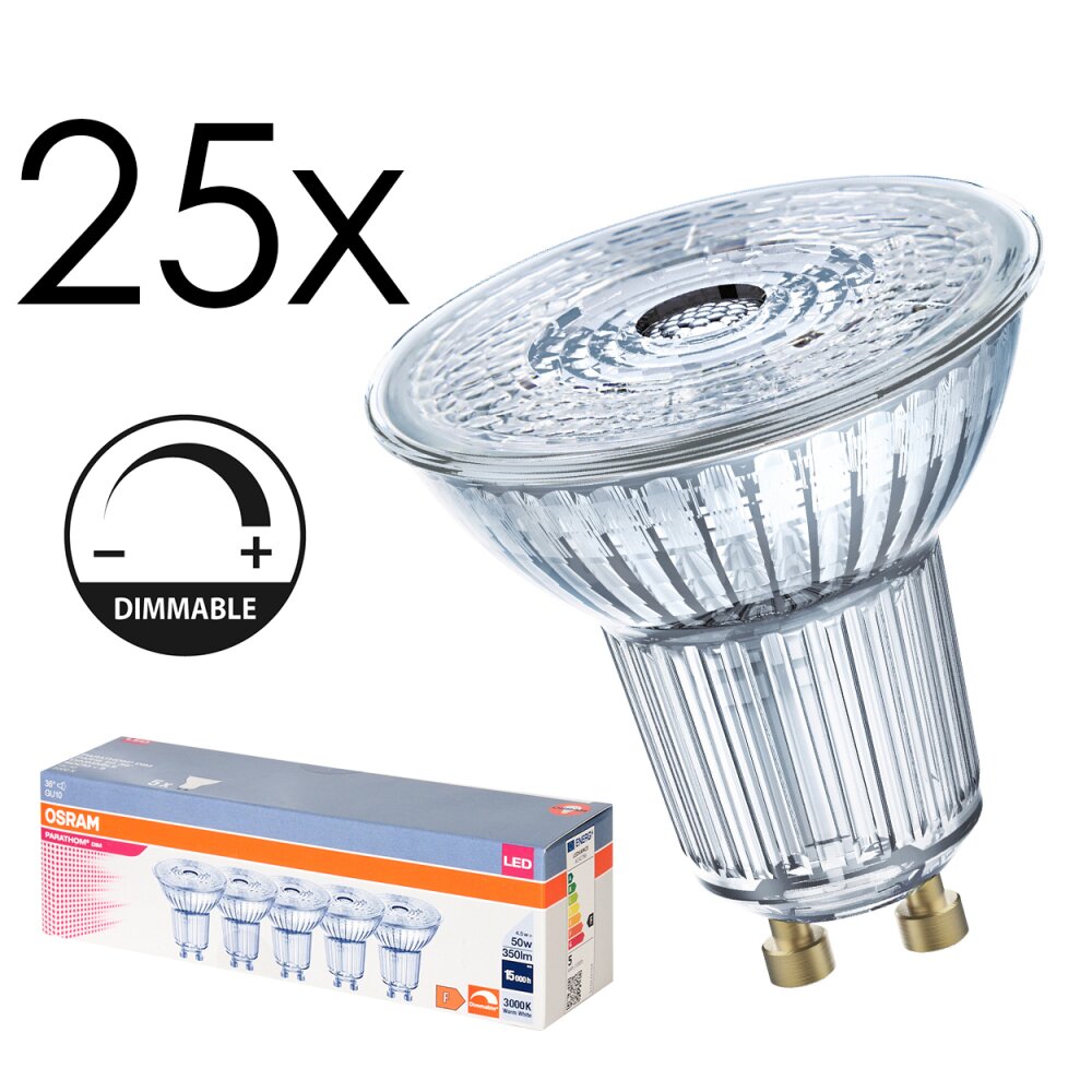 GU10 LED 4.5 Watt warm wit dimbaar 350 Lumen main product photo