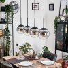 Gastor Hanglamp, Kogellampje, Hanglamp Duidelijk, Rookkleurig, 4-lichts