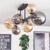 Chehalis Plafondlamp, Kogellampje Amber, Rookkleurig, 8-lichts