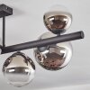 Chehalis Plafondlamp, Kogellampje Chroom, Duidelijk, Rookkleurig, 8-lichts