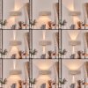Marmorera Wandlamp, Muurspot Natuurlijke kleuren, Zwart, 1-licht