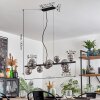 Chehalis Kogellampje, Hanglamp Rookkleurig, 10-lichts
