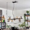 Chehalis Hanglamp, Kogellampje, Hanglamp Amber, Rookkleurig, 10-lichts