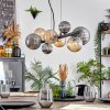 Chehalis Hanglamp, Kogellampje, Hanglamp Amber, Rookkleurig, 8-lichts
