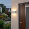Gamas Wandlamp voor buiten, Badkamerlamp, Licht omhoog & omlaag, Wandlamp Wit, 1-licht