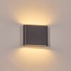 Gamas Wandlamp voor buiten, Badkamerlamp, Licht omhoog & omlaag, Wandlamp LED Antraciet, 1-licht