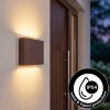 Gamas Wandlamp voor buiten, Badkamerlamp, Licht omhoog & omlaag, Wandlamp LED Roest, 1-licht