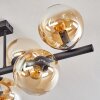 Gastor Plafondlamp, Kogellampje Amber, Duidelijk, 8-lichts