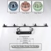 Koyoto Hanglamp, Kogellampje, Hanglamp Blauw, Groen, Koperkleurig, 5-lichts