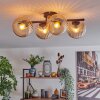 Koyoto Plafondlamp, Kogellampje Amber, 4-lichts