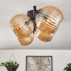 Koyoto Plafondlamp, Kogellampje Amber, 4-lichts
