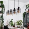 Hasvik Hanglamp, Hanglamp Duidelijk, Rookkleurig, 4-lichts